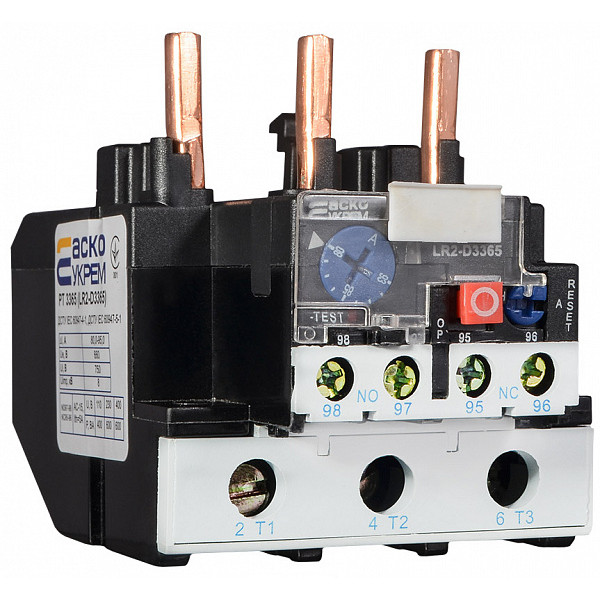 Тепловое реле Аско-Укрем PT 3365 80,0-95,0А LR2-D3365 (A0040060023)