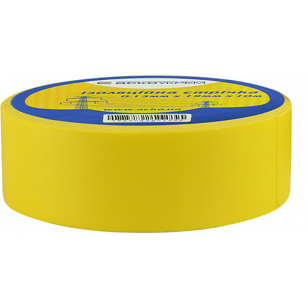 Ізолента Аско-Укрем 0,13x19мм/10м жовта (A0150020033) - фото №1