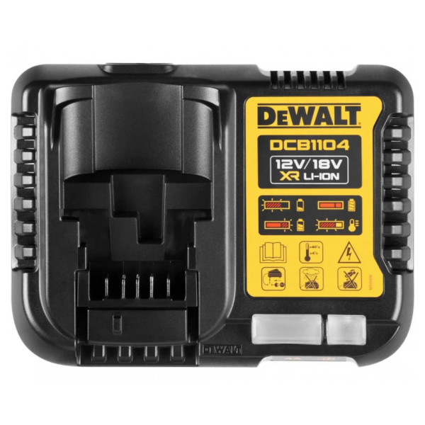 Зарядний пристрій DeWALT DCB1104 4А 10,8В/12В 18В/54В - фото №1