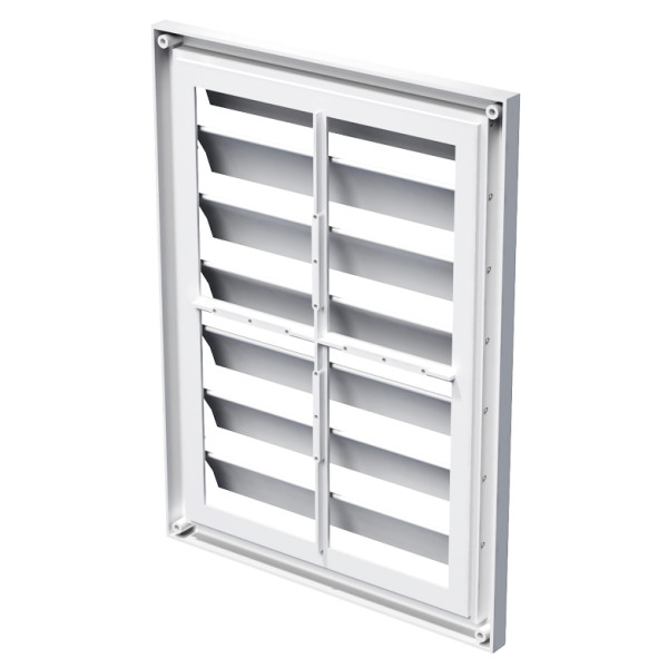 Решетка Vents МВ 160 Ж белая - фото №1