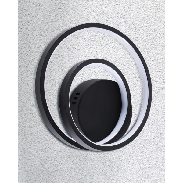 Бра, настенный светильник Goldlux 331854 Zefira LED 1x15W 4000K 1800Lm IP20 черный - фото №1