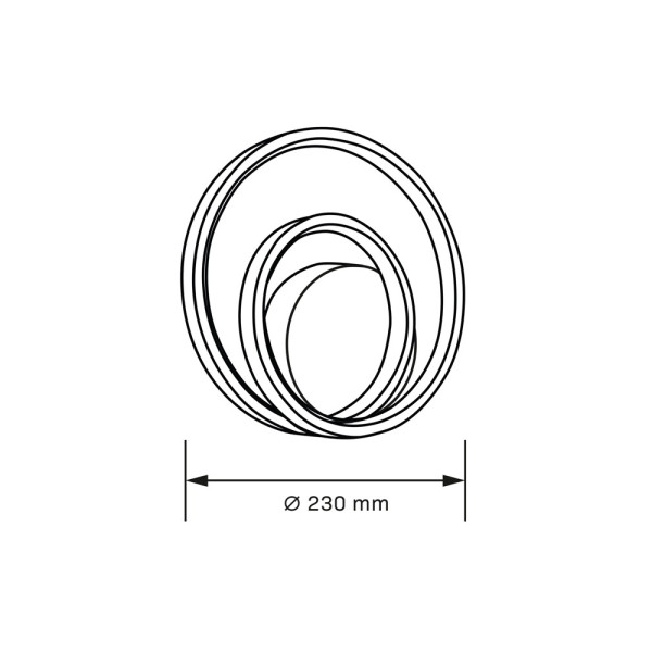 Бра, настенный светильник Goldlux 331854 Zefira LED 1x15W 4000K 1800Lm IP20 черный - фото №4