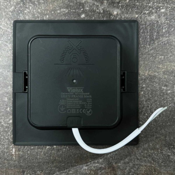 Светильник LED даунлайт Violux FRAME 6W 4200K квадрат IP20 черный ( 121172 ) - фото №3