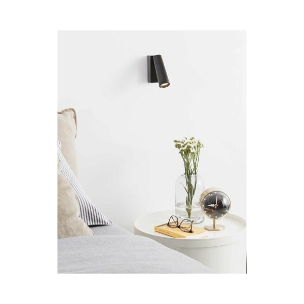 Бра, настінний світильник Ideal Lux 281001 Pipe Ap Nero LED 7W 3000K 580Lm IP20 - фото №2