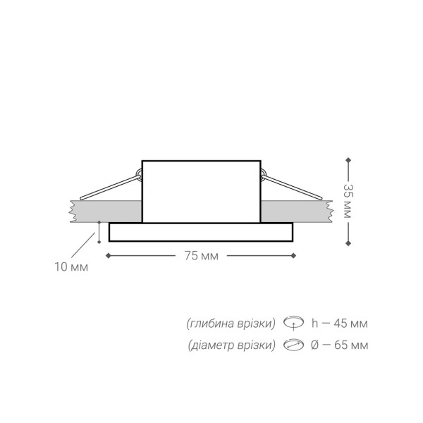 Точечный светильник MJ-Light MJ12040 Tiko GU5.3 1x10W IP20 - фото №2