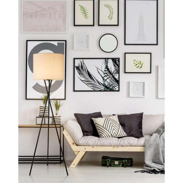 Торшер Goldlux 331373 Tekla E27 1x20W IP20 Бежевый - фото №1