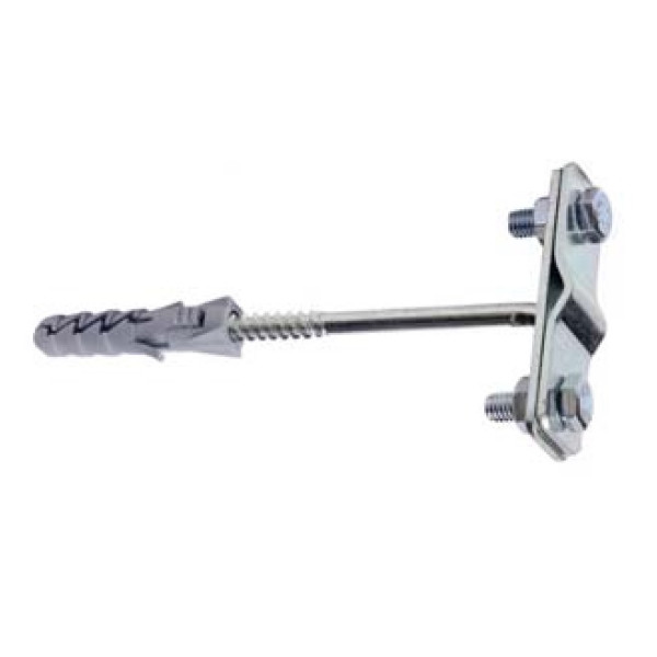 Фасадный держатель молниеотвода DKC ND2307ZC для прута Ø8-10мм или полосы до 30мм 100х57мм из оцинкованной стали