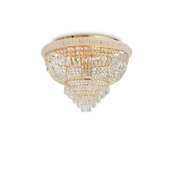 Люстра Ideal Lux 243498 Dubai PL24 Ottone