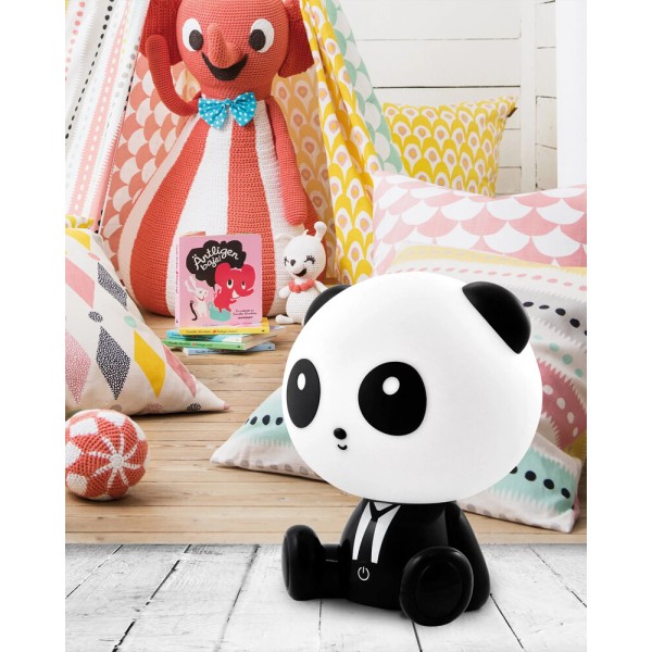 Настольная лампа с аккумулятором Goldlux 327215 Panda LED 1x2.5W 3000K 59Lm IP20 черная - фото №3