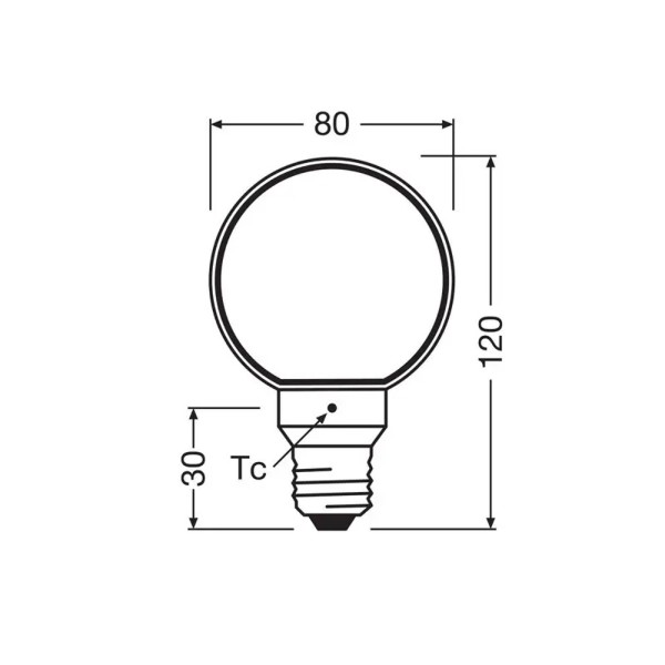 Светодиодная лампочка Osram 4058075846142 Vintage LED E27 DIM 1x4W 1800K 110Lm IP20 - фото №4