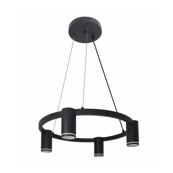 Люстра Goldlux 326195 Paris GU10 4x12W IP20 Черная