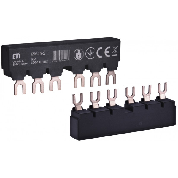 Ізольована з'єднувальна шина ETI IZM45-2 2хМРЕ до 40А (2921298)