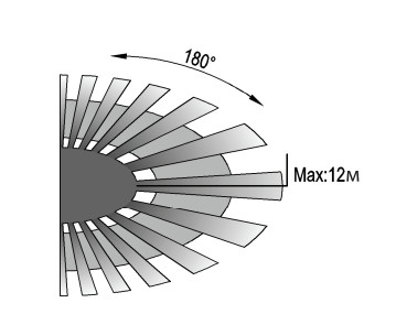 Датчик движения Аско-Укрем ДР-11 черный (A0220010020) - фото №6