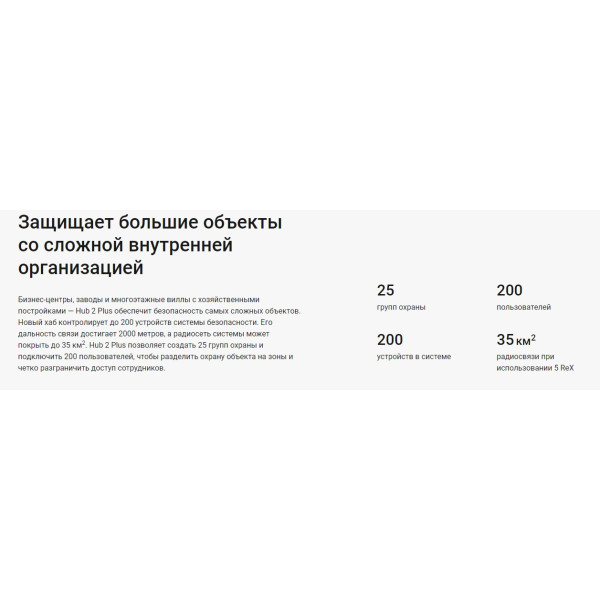 Інтелектуальна централь Ajax Hub 2 Plus біла (000018791) - фото №7