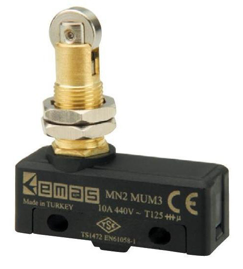 Кінцевий міні вимикач під пайку EMAS MN2MUM3