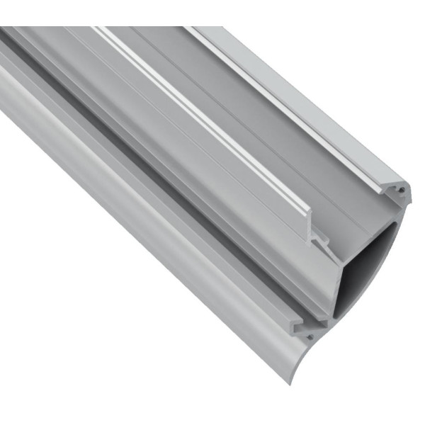 Профіль для світлодіодної стрічки Lumines CONVA срібло