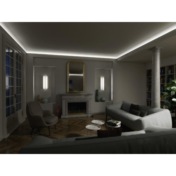 Профіль для світлодіодної стрічки Lumines CONVA срібло - фото №2