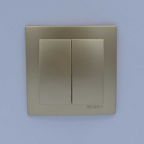 Вимикач Nilson Touran золото 2кл ( 24151003 ) - фото №1