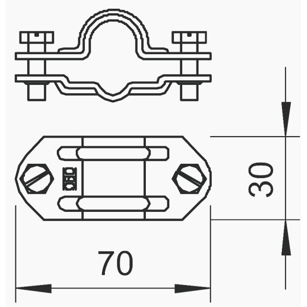 Відокремлюючий елемент OBO Bettermann (5336007) 226 43746 FT (40-60 мкм) - фото №1