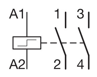 Імпульсне реле Hager EPN524 24В/16А 2НО - фото №1
