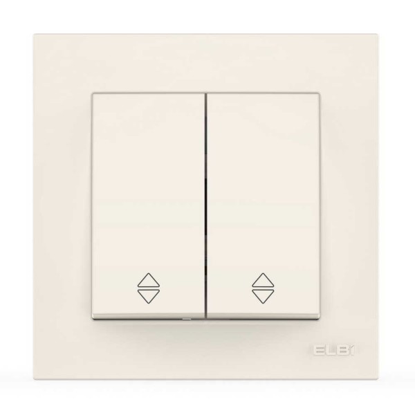 Вимикач EL-BI VEGA білий 2-кл прохідний ( 510-010200-211 )
