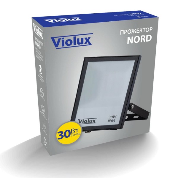 Прожектор LED Violux NORD 30W SMD 6000K 2550lm IP65 ( 400022 ) - фото №1