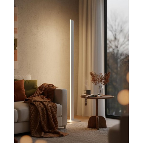 Торшер Goldlux 333865 Bernadetta LED 1x28W 4000K 3500Lm IP20 білий - фото №1