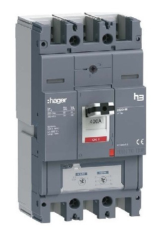 Автоматический выключатель Hager HMJ400DR TMx630 220/415В 50кА 3P