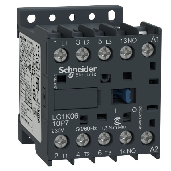 Контактор Schneider Electric TeSys K LC1K1610P7 3P 16A 230В