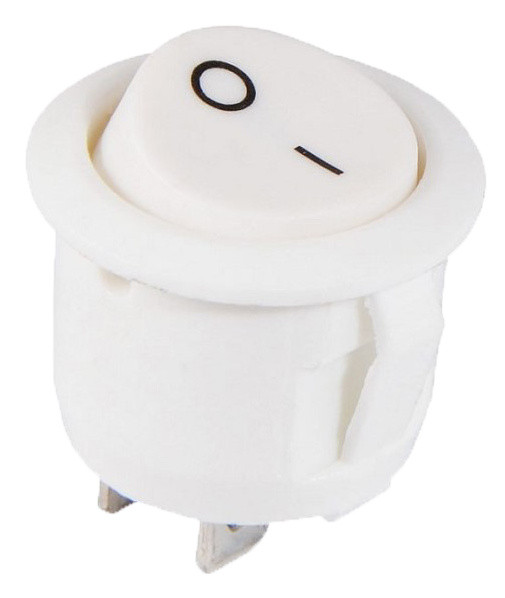 Переключатель TNSy KCD1-5-101 W/W круглый белый (TNSy5500716)