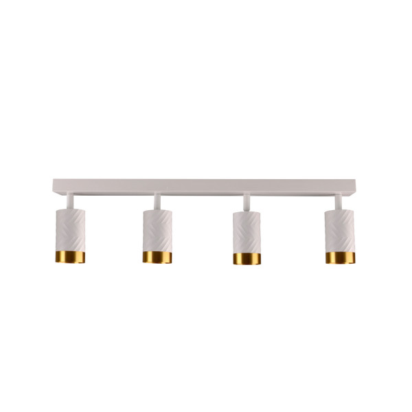 Світильник поворотний, спот Goldlux 323620 Arras GU10 4x10W IP20 Білий - фото №2