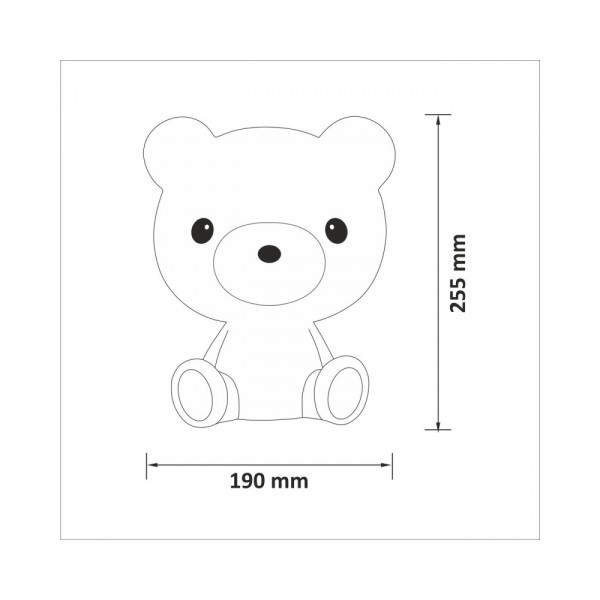 Настольная лампа Goldlux 308221 Mis Led 1x2.5W 3000K 70Lm IP20 Белая - фото №1