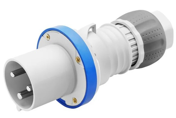 Переносная вилка GEWISS IP44 2P+E 63A 230В (GW61016H)