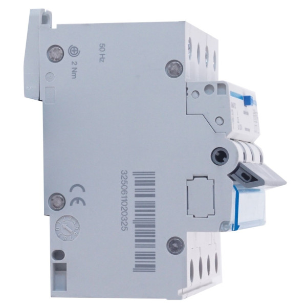 Диференціальний автоматичний вимикач Hager ADM475C 6kA C-25A 30mA A - фото №2