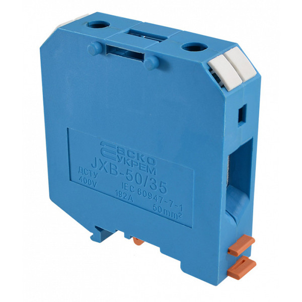 Клеммник Аско-Укрем JXB 50/35 синий (A0130010031) - фото №2