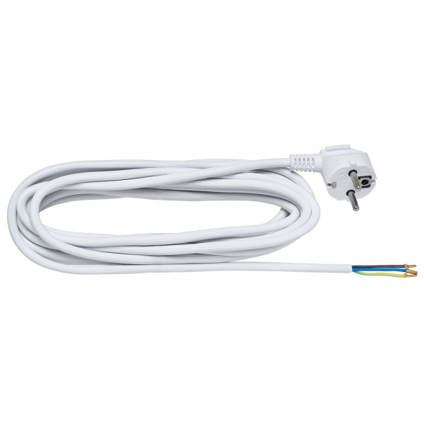 Вилка с проводом Delux (90015489) ПВС 4.7м 3х1мм²