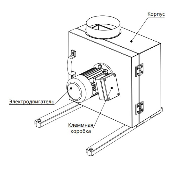 Відцентровий кухонний вентилятор КСК 250 4Д Vents - фото №4