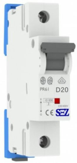 Однополюсный автомат SEZ 61 D 20А (PR61D20А)