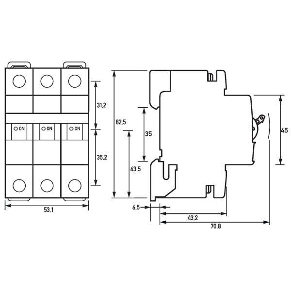 Автоматический выключатель Doepke DLS6i B10-3 - фото №6