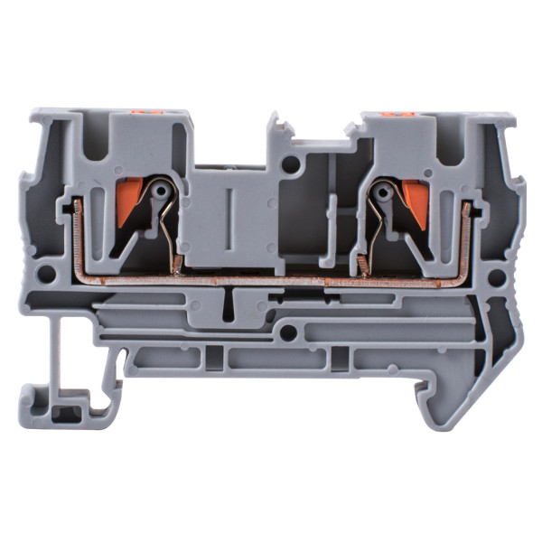 Наборная клеммная колодка E.Next e.tc.din.spring.4 на DIN-рейке (s070003) - фото №2