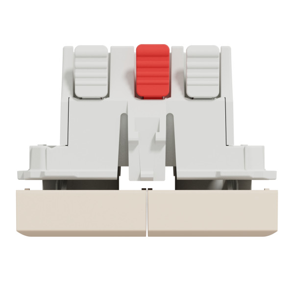 Кнопка вимикача Schneider Electric Unica New NU321144 10А 2м бежева - фото №2