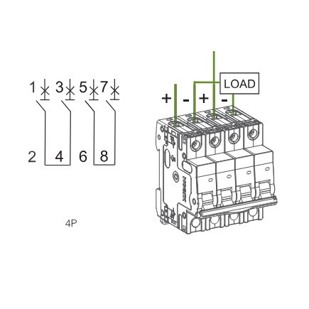 Автоматичний вимикач NOARK Ex9BN 3PN C16 16А 6кА C 3P+N (100158) - фото №3