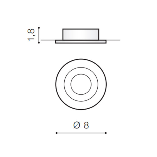 Точечный светильник AZzardo AZ4139 Tito 1 Bk Wpust - фото №1