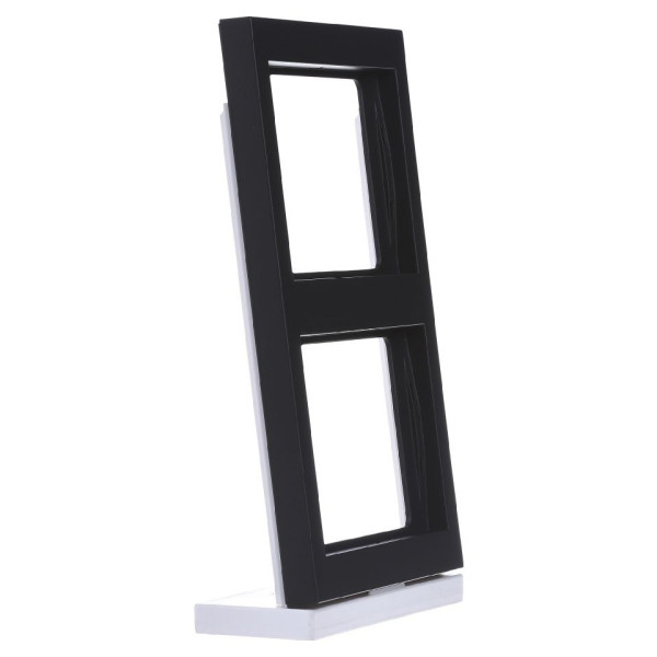 Рамка 2-местная, вертикальная, антрацит Berker K.1 - фото №2