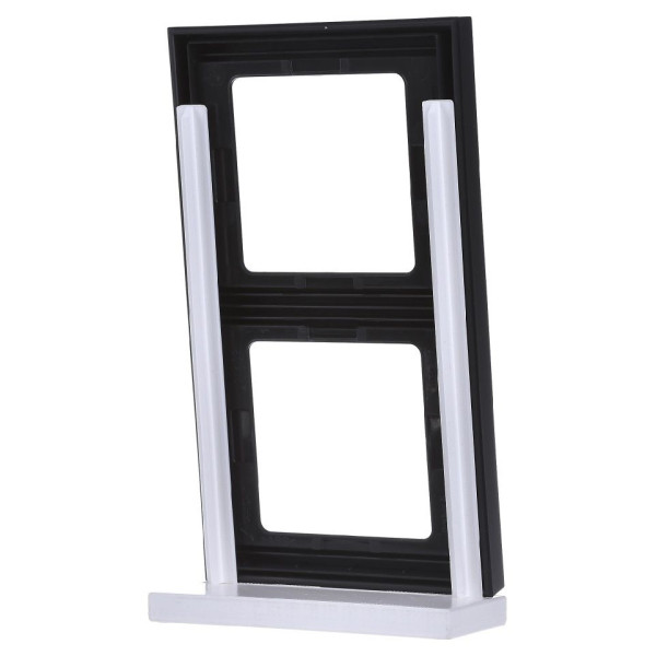 Рамка 2-местная, вертикальная, антрацит Berker K.1 - фото №4