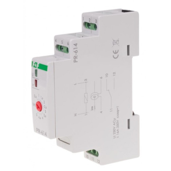 Реле контролю струму пріоритетне РП-614 (PR-614) для роботи з зовнішнім трансформатором - фото №3