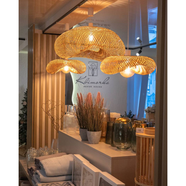 Подвесной светильник, люстра Nowodvorski 11396 Havana M E27 1x25W IP20 бежевый - фото №2