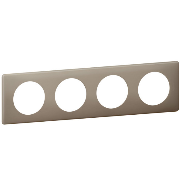 Рамка четырехместная Legrand Celiane грей перкаль