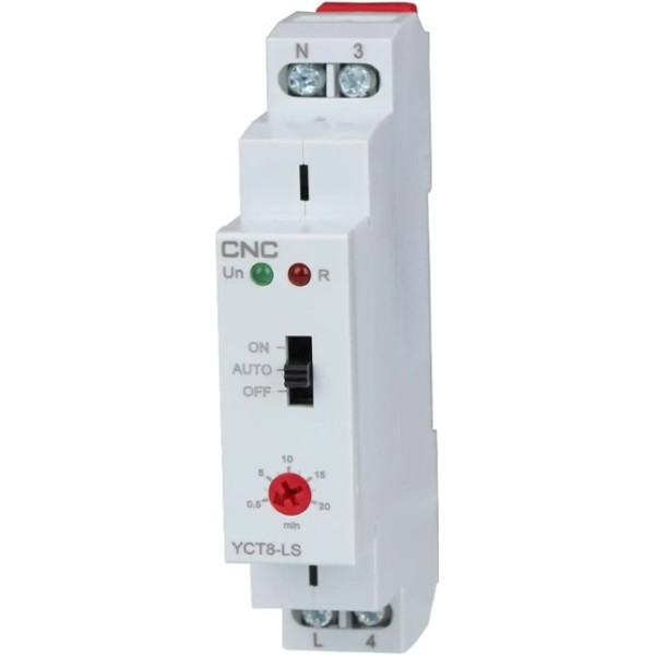 Сходове реле витримки часу CNC Electric YCT8-LS AC 230В 1NO 16А АС1 250В/DC 24В (Б00044220) - фото №3