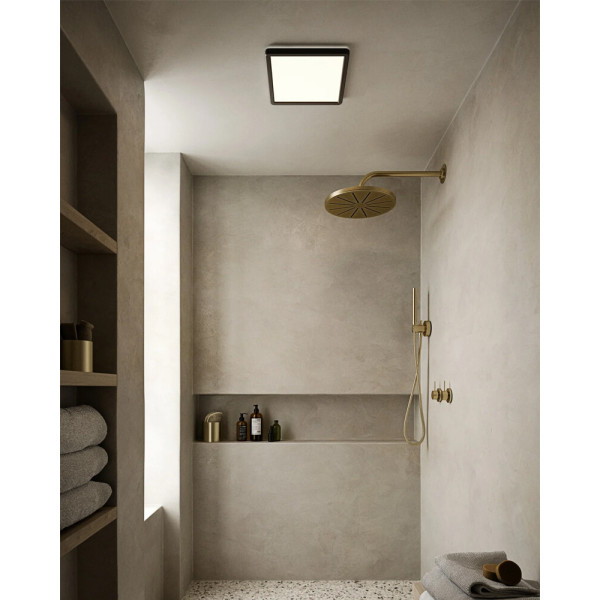 Потолочный светильник Nordlux 2015066103 Oja LED 1x14.5W 3000K-4000K 1600Lm IP54 черный - фото №1